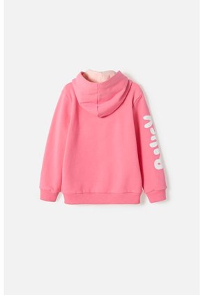 Buzo De Bluey Rosado De Diseño Abierto Para Niña 2T A 6T 2T