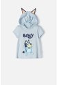 Camiseta De Bluey Con Capucha Azul Para Niña 2T A 6T 3T de BLUEY