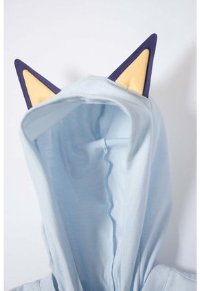 Camiseta De Bluey Con Capucha Azul Para Niña 2T A 6T 3T