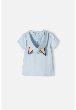 Camiseta De Bluey Con Capucha Azul Para Niña 2T A 6T 3T
