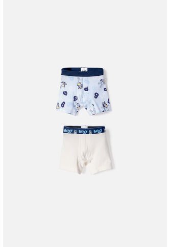 Pack X2 Boxer De Bluey Multicolor Para Niño 2T A 6T 2T BLUEY