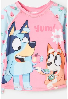 Conjunto De Baño De Bluey Manga Larga Multicolor Para Niña 2T A 6T 5T