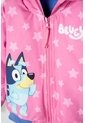 Chaqueta De Bluey Rosada Y Azul Con Capucha Para Niña 2T A 6T 5T de BLUEY