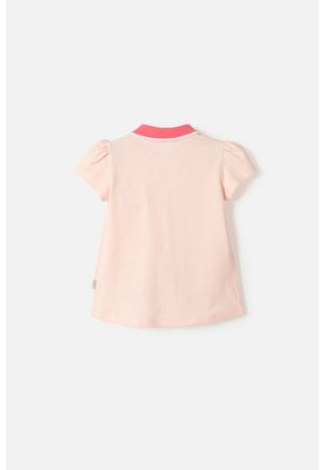 Camiseta De Bluey Rosa Tipo Polo Para Niña 2T A 6T 3T