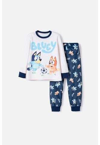 Pijama De Bluey Multicolor De Pantalón Largo Para Niño 2T A 6T 3T BLUEY