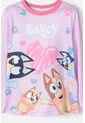 Pijama De Bluey Pantalón Largo Rosado Para Niña 2T A 6T 5T de BLUEY