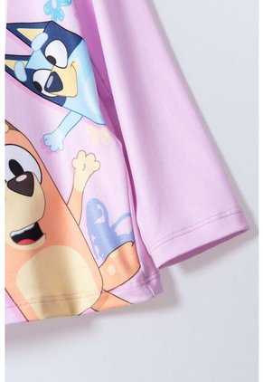 Pijama De Bluey Pantalón Largo Rosado Para Niña 2T A 6T 5T