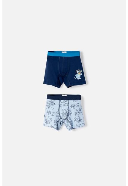Pack X2 Boxer De Bluey Azul Para Niño 2T A 6T 5T