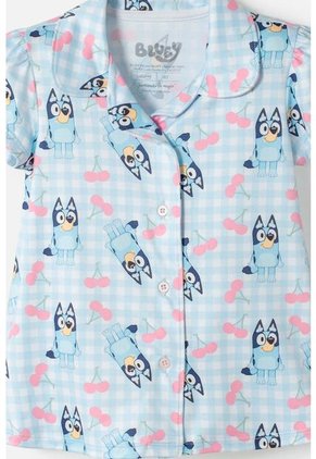 Pijama De Bluey Multicolor De Pantalón Largo Para Niña 2T A 6T 5T