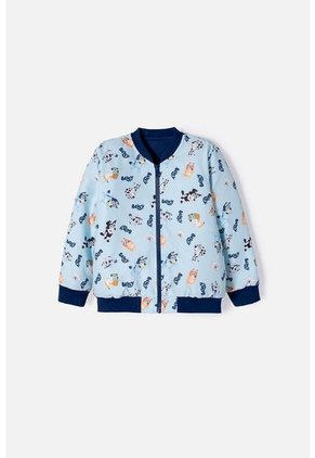 Chaqueta De Bluey Multicolor Con Cierre Delantero Para Niño 2T A 6T 3T