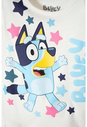 Conjunto De Bluey Marfil Y Azul De Leggins Para Niña 2T A 5T 4T