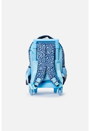 Morral De Bluey 14’’ Con Ruedas Azul Para Niña U