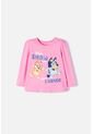 Camiseta De Bluey Rosada Manga Larga Para Niña 2T A 6T 4T de BLUEY