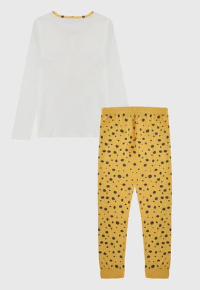 Pijama Amarillo-Blanco Boboli