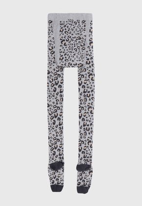 Medias Gris-Negro-Amarillo Boboli