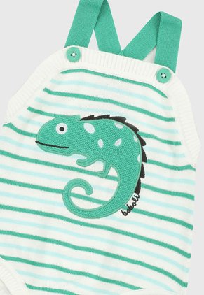 Enterizo Blanco-Verde Boboli