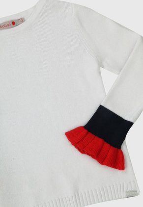 Saco Blanco-Rojo-Azul Boboli