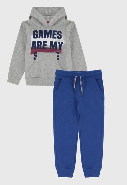 Conjunto Gris-Azul-Blanco Boboli