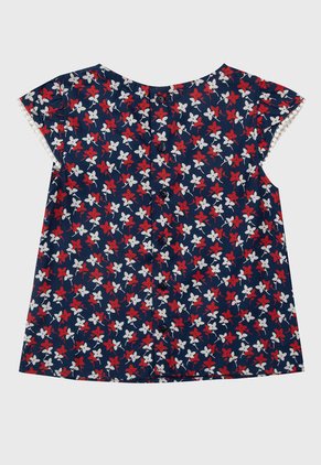 Blusa Azul-Rojo-Blanco Boboli