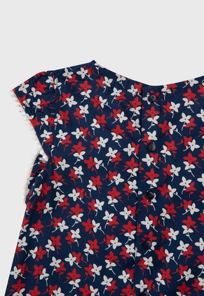 Blusa Azul-Rojo-Blanco Boboli