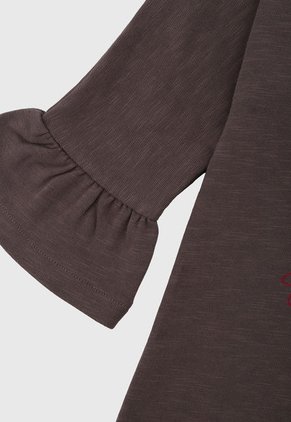 ​Vestido Gris Oscuro-Multicolor Boboli