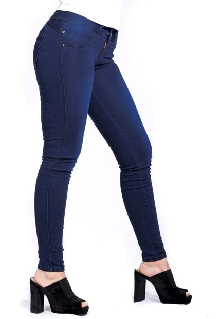 Jeans Para Dama Con Bolsillos En Posterior Silueta Ajustada Melon