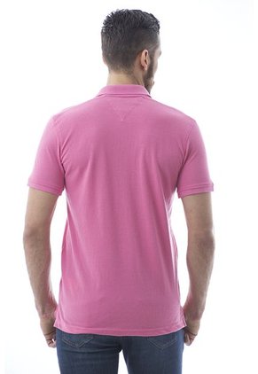 Polo Color Rosado Para Hombre Manga Corta Magno