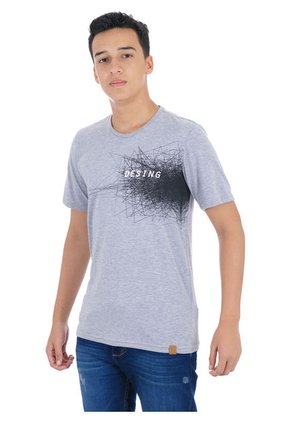 T-SHIRT CUELLO REDONDO GRAY MIX S BOCARED SPAM 1812010