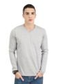 Camiseta  Color Gris Manga Larga Con Cuello V Para Hombre Kurt de Bocared