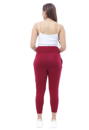 Yoga Jogger Femenino Con Pertina Y Bolsillos En Laterales Utilizables
