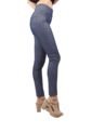 Pantalon Color Azul Indigo Para Dama Con Tela Evano Con Pretina Ancha Ginger de Bocared