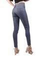 Pantalon Color Azul Indigo Para Dama Con Tela Evano Con Pretina Ancha Ginger de Bocared