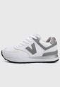 Tenis Lifestyle Blanco-Gris Bocelli de Bocelli