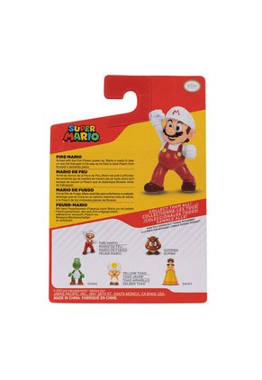 Super Mario Fig. 2,5" W34 Juguete Rojo-Blanco BOING TOYS