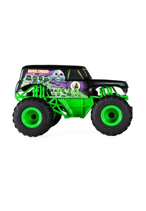 Monster Jam Grave Digger RC 1:24 Juguete Negro-Verde BOING TOYS
