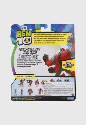Juguete Ben 10 Rojo-Plateado BOING TOYS Four Arms