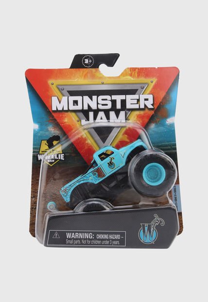 Juguete Negro-Azul Celeste BOING TOYS Monster Jam x1 Escala 1:64 Surt