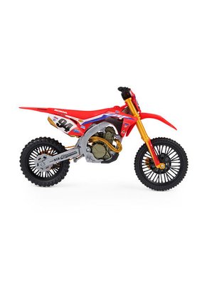 Juguete Rojo-Gris-Dorado BOING TOYS Supercross Motocicleta Die Cast 1:10