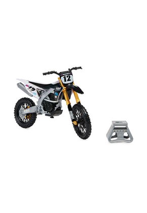 Juguete Blanco-Negro BOING TOYS Supercross Motocicleta Die Cast 1:10