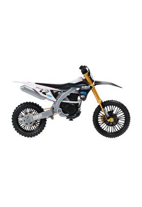 Juguete Blanco-Negro BOING TOYS Supercross Motocicleta Die Cast 1:10