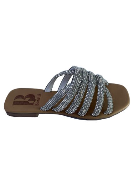 SANDALIAS BONATTI MUJER JE-509 PLATEADO Talla 37