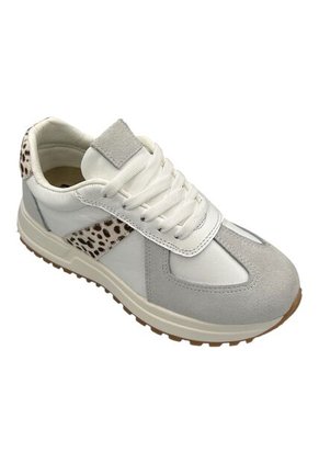 Tenis CUERO Mujer Deportivo Blanco Bont Madrid