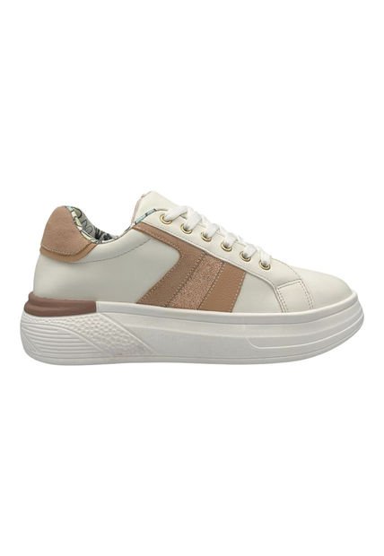 Tenis Dama Marfil Rosa Bont Soft