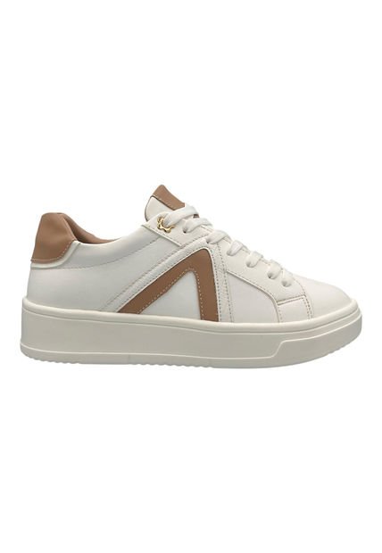 Tenis Dama Marfil Beige Bont Flower