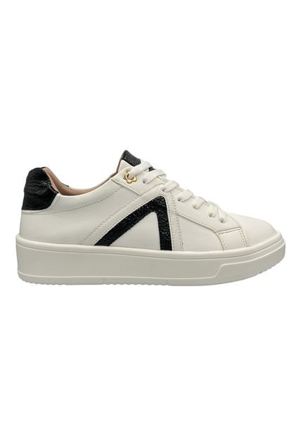 Tenis Dama Marfil Negro Bont Flower