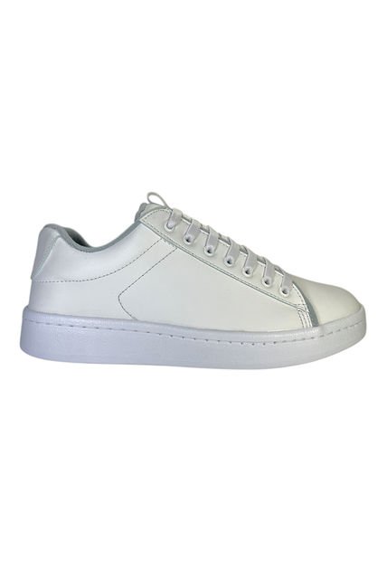 Tenis Colegial Cosido Blanco Para Niño Y Niña Bont C07