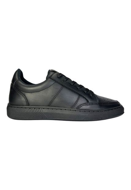 Tenis Colegial Cosido Negro Para Niño Y Niña Bont C05