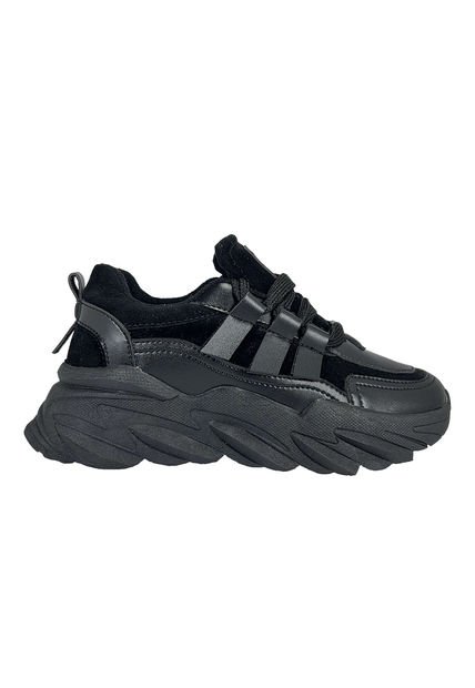 Tenis Deportivo Bont Mujer Negro Golden