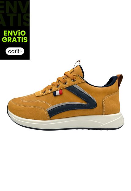 Tenis Bont Hombre Casual Mostaza 522