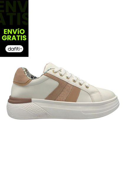 Tenis Dama Marfil Rosa Bont Soft